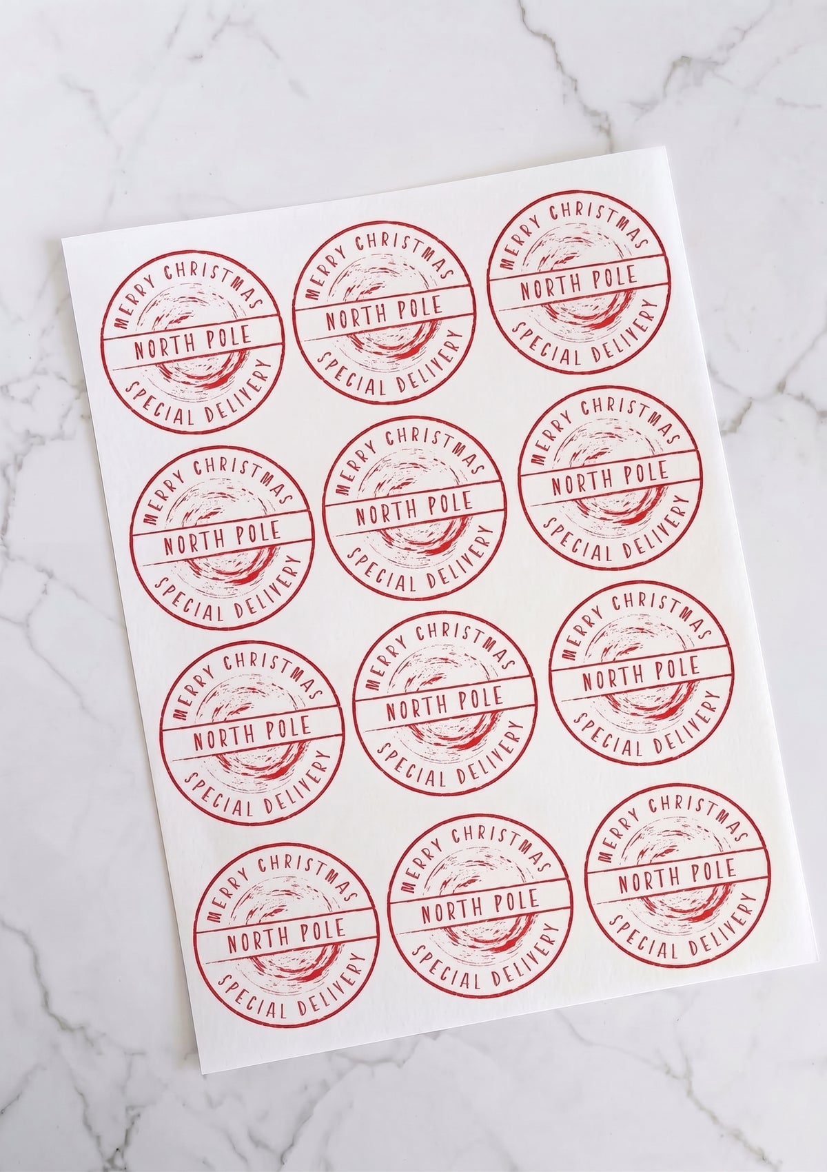 Christmas Special Delivery Pre-Cut Icing Sheet