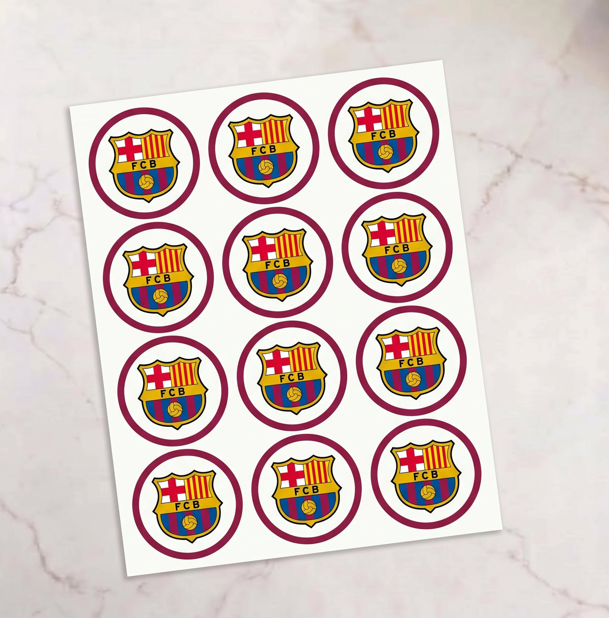Barcelona Football Club Pre-Cut Icing Sheet