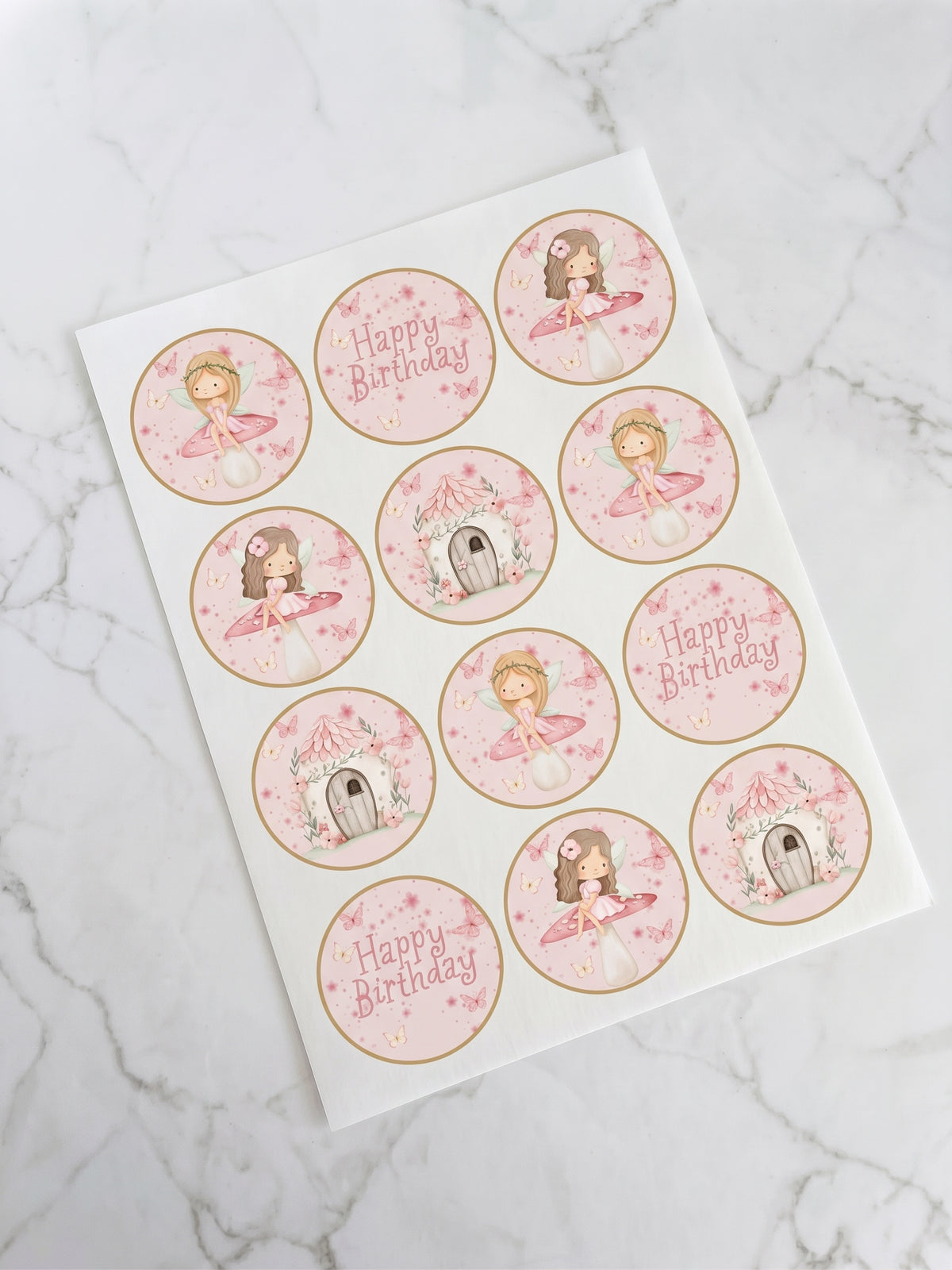 Fairy Pre-Cut Icing Sheet
