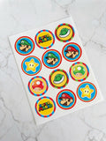 Super Mario Pre-Cut Icing Sheet