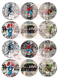 Avengers Pre-Cut Icing Sheet