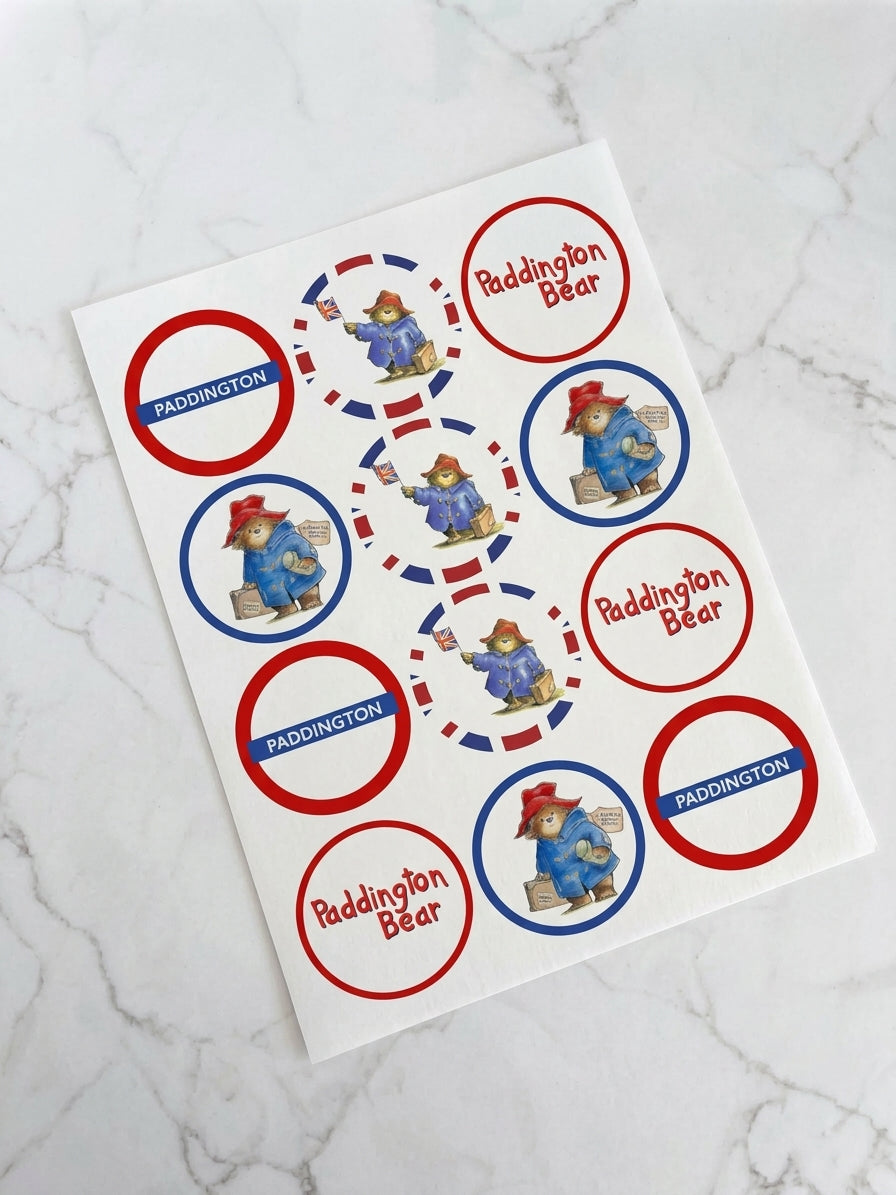 Paddington Bear Pre-Cut Icing Sheet