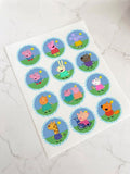 Peppa Pig & Characters Pre-Cut Icing