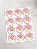 Pink Santa Pre-Cut Icing Sheet