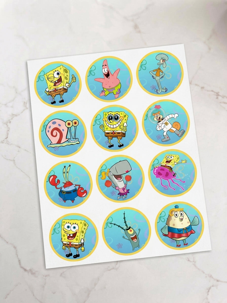 Spongebob Pre-Cut Icing Sheet